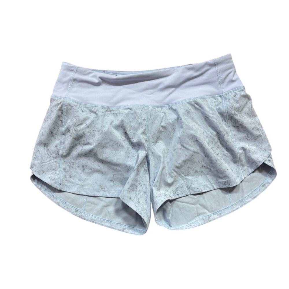 Lululemon Speed Up‎ Shorts Icy Blue Women's 6